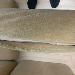 リビングでもダイニングでもつかえるソファチェア用座クッションの画像