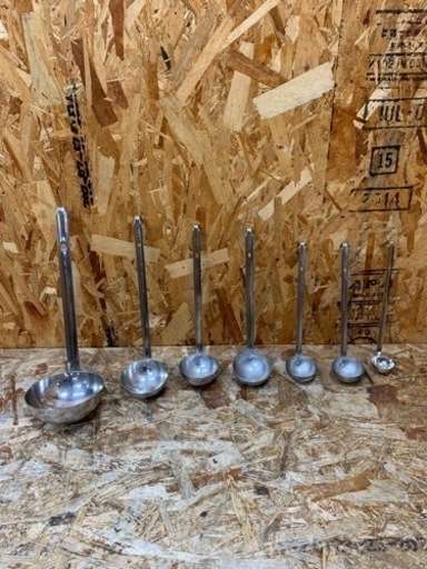 6236) 18-8 レードル ステンレス まとめて 7点 お玉 AG YUKIWA