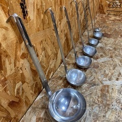 (6236) 18-8 レードル ステンレス まとめて 7点 お玉 AG YUKIWA MARUTAMA 業務用 飲食店 店舗用 厨房用品 中古品の画像