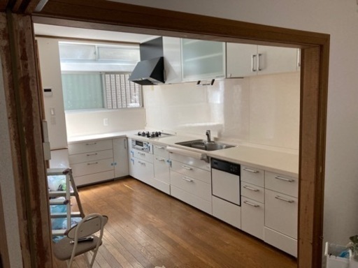 【お引取先様決定】キッチン　ビルトインコンロ　ガスコンロ　水栓　収納