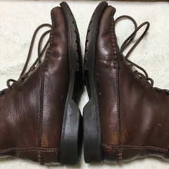 正規品 ルイヴィトン レザーモカシンブーツ  26cm ダークブラウンの画像
