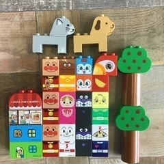 アンパンマン はじめてのブロックバケツLの画像
