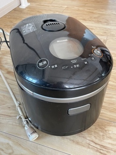 リンナイ ガス炊飯器(都市ガス12A・13A用) 【直火匠】 「タイマー・ジャー機能付き」 1~5.5合 ブラック RR-055MST(BK)-13A