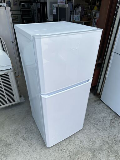 【動作保証あり】Haier ハイアール 2017年 JR-N121A 121L 2ドア 直冷式 冷凍冷蔵庫【管理KRR607】