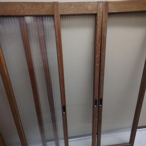 昭和の建具。ガラス戸。４枚