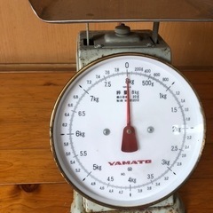 レトロな計り8キロ
の画像