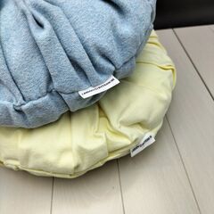 (J(K)-2505CU2)◆URBAN INTERIOR◆クッション◆4点◆イエロー×ブルー◆の画像