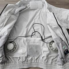空調服ファン付き作業着 バッテリーファンセット 作業服 の画像