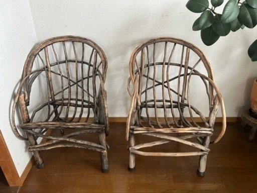 家具 椅子 チェア　2脚セット