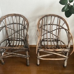 家具 椅子 チェア　2脚セット