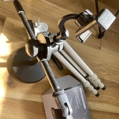 マイク、三脚セットの画像