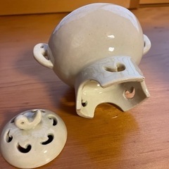 香炉　陶器の画像