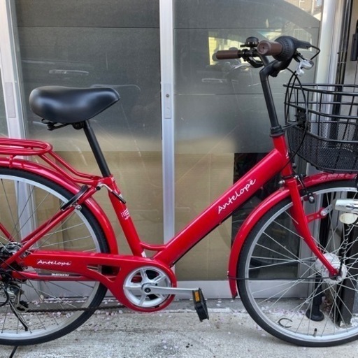 美品　外装6段　オートライト　赤