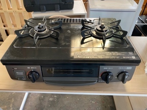 Rinnai KSR562BKR 都市ガス用2口ガスコンロ　