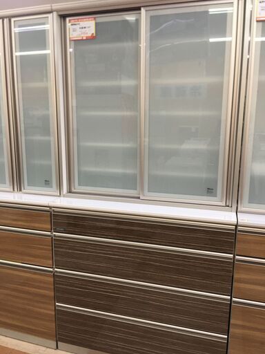 綾野製作所  食器棚 ﾜｲﾄﾞ 【?リサイクルモールみっけ柏?】