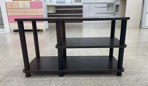★ジモティ割あり★  テレビ台 茶 H41.5×D29.5×W72.5 クリーニング済み TJ5346
