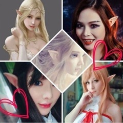 つけ耳　エルフなどコスプレの画像