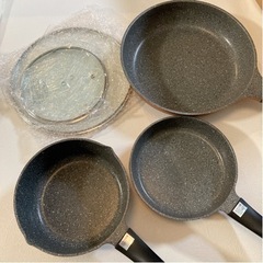 【新品】ダイヤモンドストーンコート5点セット 生活雑貨 調理器具...