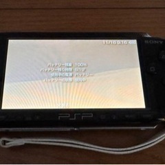 PSP1000本体+ゲームソフト2本+映画2本【中古品美品】の画像