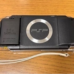 PSP1000本体+ゲームソフト2本+映画2本【中古品美品】の画像