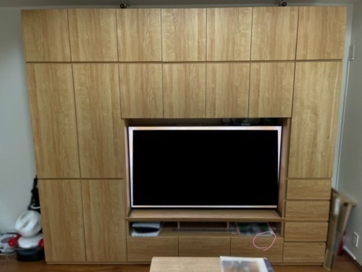 【パモウナ社製】システム収納 扉＋引き出し収納庫