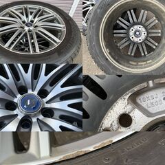ウェッズ レオニス 19インチホイールセット BS ブリジストンスタッドレス レクサス RX450h PCD114.3 +35 235/55R19 4本セットの画像