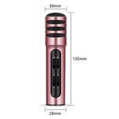 自宅用マイク　高品質　スマホ・パソコン対応　ゴールドの画像