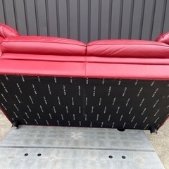 イタリア　ニコレッティ社製　2人掛けソファー① ☆nicoletti ニコレッティ☆イタリア製 本皮ソファー 2人掛 W163xD88xH81