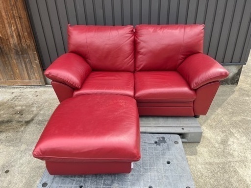 ★nicoletti ニコレッティ★イタリア製 本皮ソファー 2人掛 W163xD88xH81