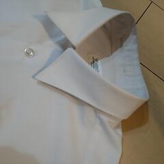 必由館高校　男子用　白　長袖シャツ175Ａ 制服　②の画像