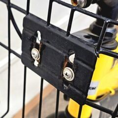 HUMMER ハマー 子供用自転車 18インチ キッズバイク ワイルドデザイン イエロー お出かけ 練習 子どもの画像