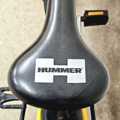 HUMMER ハマー 子供用自転車 18インチ キッズバイク ワイルドデザイン イエロー お出かけ 練習 子どもの画像