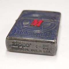 Zippo ジッポ ライター 2000年製 マルボロ MARLBORO スターコンパスエンブレム USA 札幌市 清田区 平岡の画像