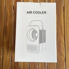 卓上冷風機 扇風機 ポータブル 冷却 ミニクーラー 風量3段階 ミスト LED ③の画像