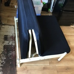 美品 ニトリ 折り畳み ソファー ベッド 一人暮らし ベットの画像