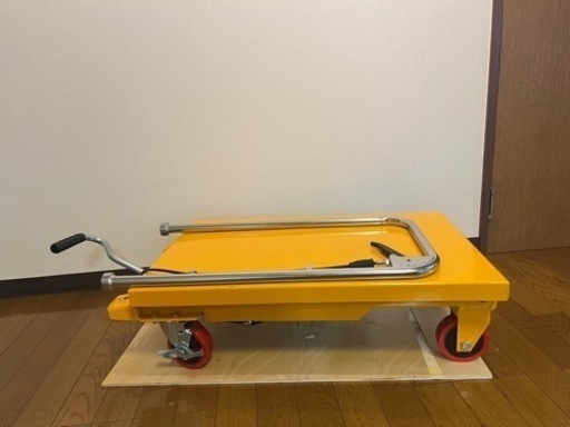 リフトテーブル150kg 油圧式 手押し 台車 リフトアップ 昇降台 運搬　