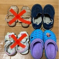 (受け渡し者決定)子供用靴、サンダル