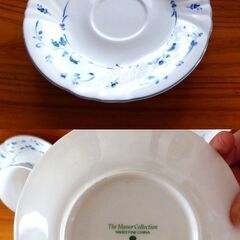 NIKKO FINE BONE CHINA　ティーカップソーサー　５客  1980年代　　レトロの画像