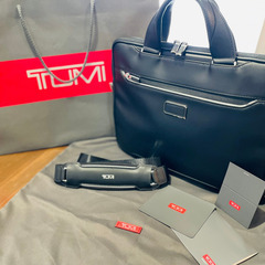 【美品】TUMI リンカーン　ブリーフケース　オールレザー（革）
