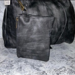 ハンドバッグ オシャレ レザー 黒 茶 赤 オシャレ 高機能の画像