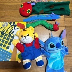 パペット人形　スティッチ　しまじろう　はらぺこあおむし