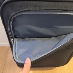 【ジャンク】ソフト キャリーケース ブラックの画像