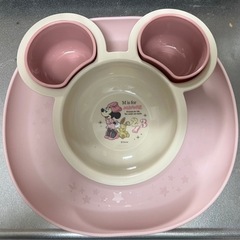 ミニーマウス　子供用食器