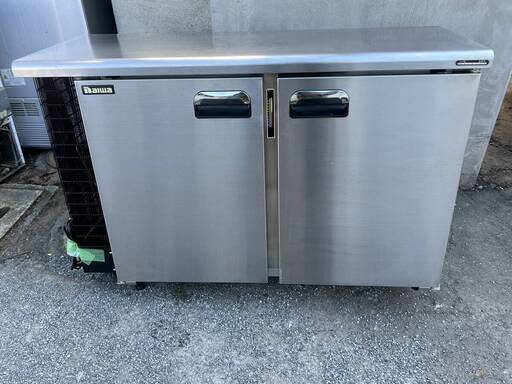 美品 ダイワ/大和冷機 コールドテーブル/台下冷蔵庫 4141TN 　W1200×D450×H800㎜ 除菌清掃済　札幌発　配達引取可