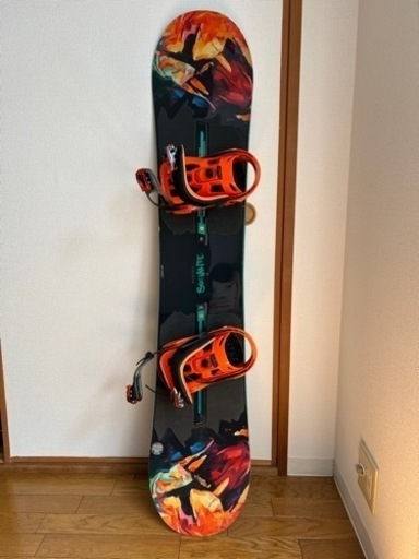 スノーボード(BURTON)ビンディング(SALOMON)セット