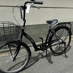 48）全車両格安販売‼️ 26インチ　オートライト　変速付き　ブラック