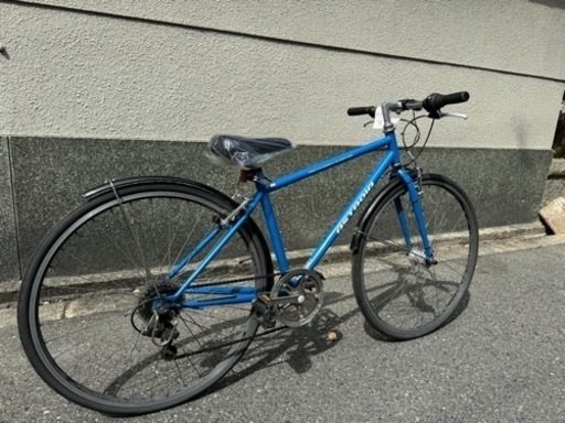 47）全車両格安販売‼️オートライト　変速付き　クロスバイク