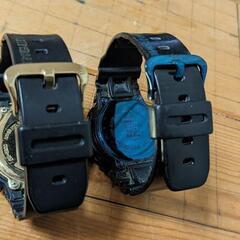 2個セット　stussy ステューシー　G-SHOCK カシオ CASIO 腕時計 ジーショック Gショック　25周年　30周年　服/ファッション アクセサリー 腕時計の画像