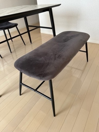 【相談中】ダイニングテーブルセット(大理石調)家具