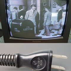 【ビデオ再生OK】パナソニック Panasonic ブラウン管テレビ ビデオプレーヤー内蔵 14型の画像